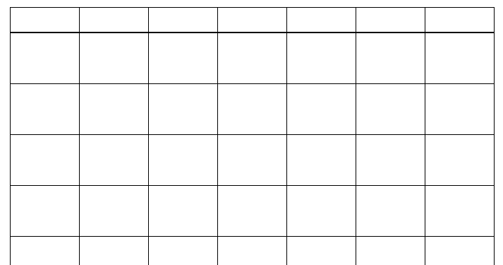 10 Blank Calendar Grid Collection 2015 To Print 2016 Blank Calendar 