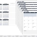 15 Free Monthly Calendar Templates Smartsheet