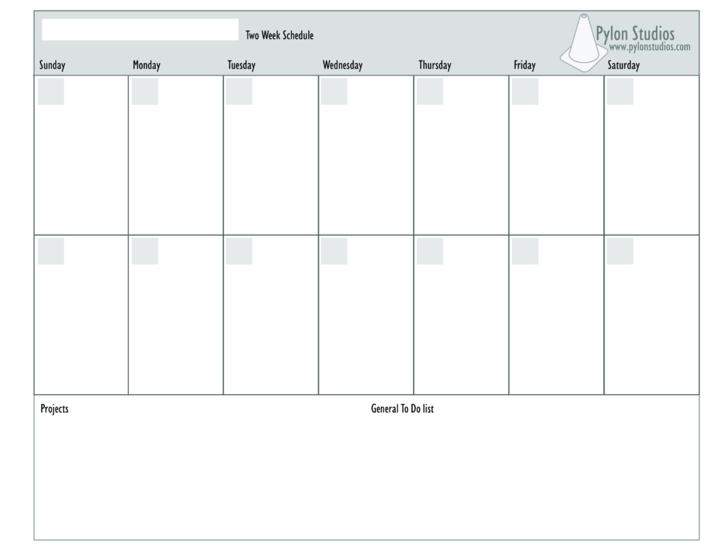 2 Week Calendar How To Create A 2 Week Calendar Download This 2 Week 