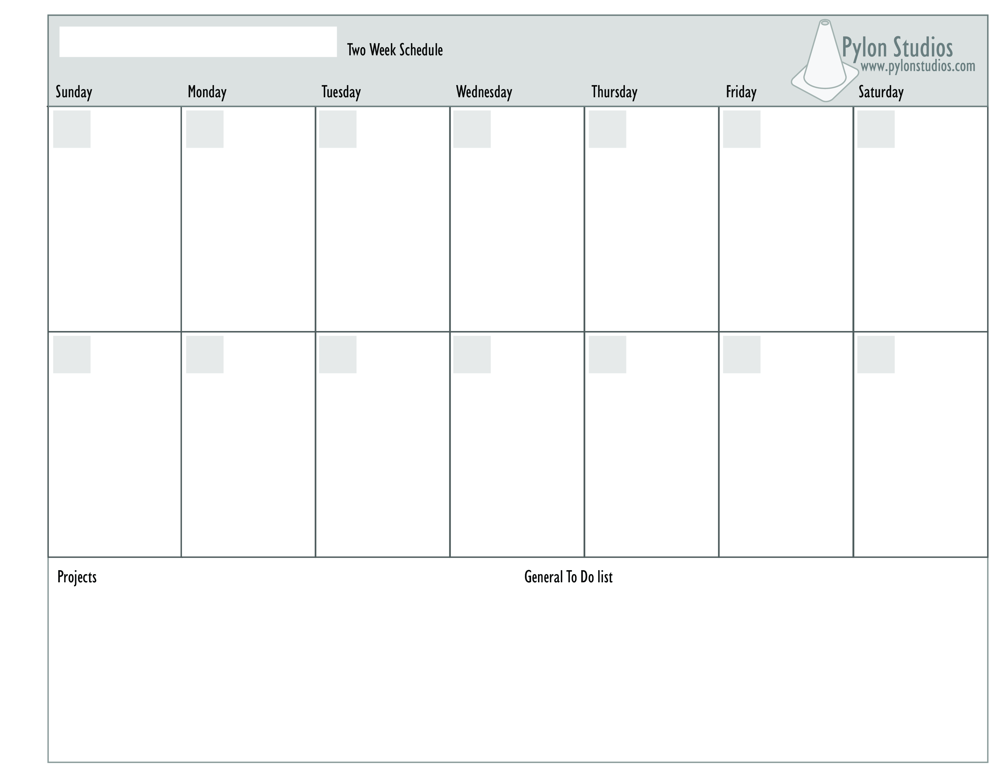 2 Week Calendar How To Create A 2 Week Calendar Download This 2 Week