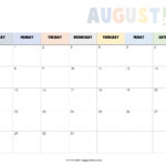 20 August 2022 Calendar Printable PDF US Holidays Blank Free