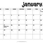 20 Printable January 2022 Calendar With Holidays Blank Free