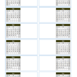 2022 Blank Yearly Calendar Template Vertical Design Free Printable