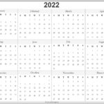 2022 Calendar Printable One Page Free Printable Calendar Monthly