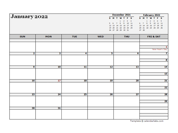 2022 UAE Calendar For Vacation Tracking Free Printable Templates