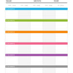 26 Blank Weekly Calendar Templates PDF Excel Word Template Lab