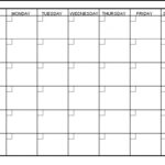 6 Week Blank Calendar Template Template Calendar Design