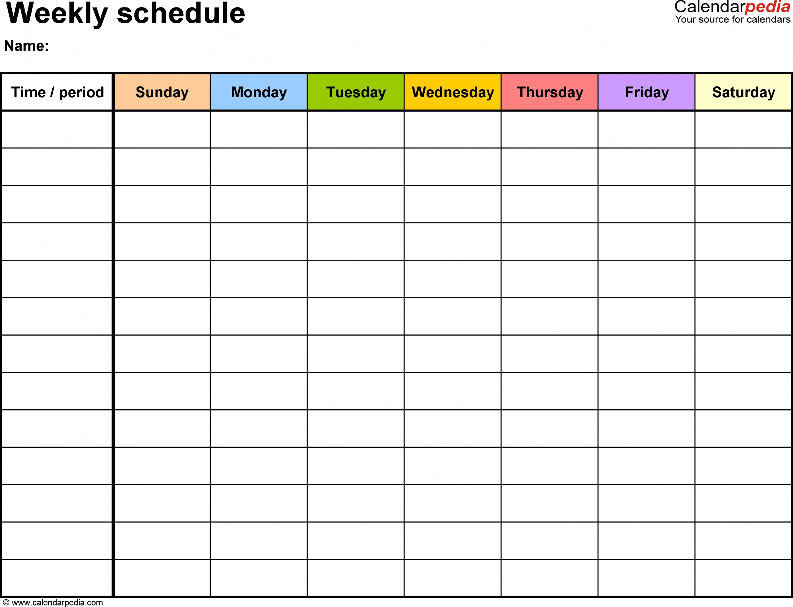 6 Week Blank Calendar Template Template Calendar Design Calendar