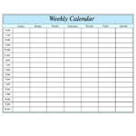 8 Free Printable Weekly Calendar Templates In PDF Weekly Schedule