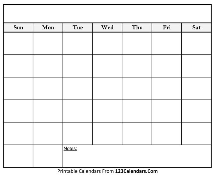 Blank Calendar Blank Calender Printable Blank Calendar Weekly 