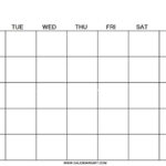 Blank Calendar Minimalist Monday Start Free Blank Calendar Calender