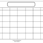 Blank Calendar Template Fotolip