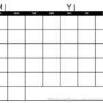 Blank Calendar Template Free Printable Blank Calendars By Vertex42