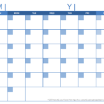 Blank Calendar Template Free Printable Blank Calendars By Vertex42