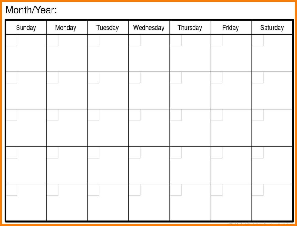 Blank Calendar Template Word Blank Calendar Template Calendar 