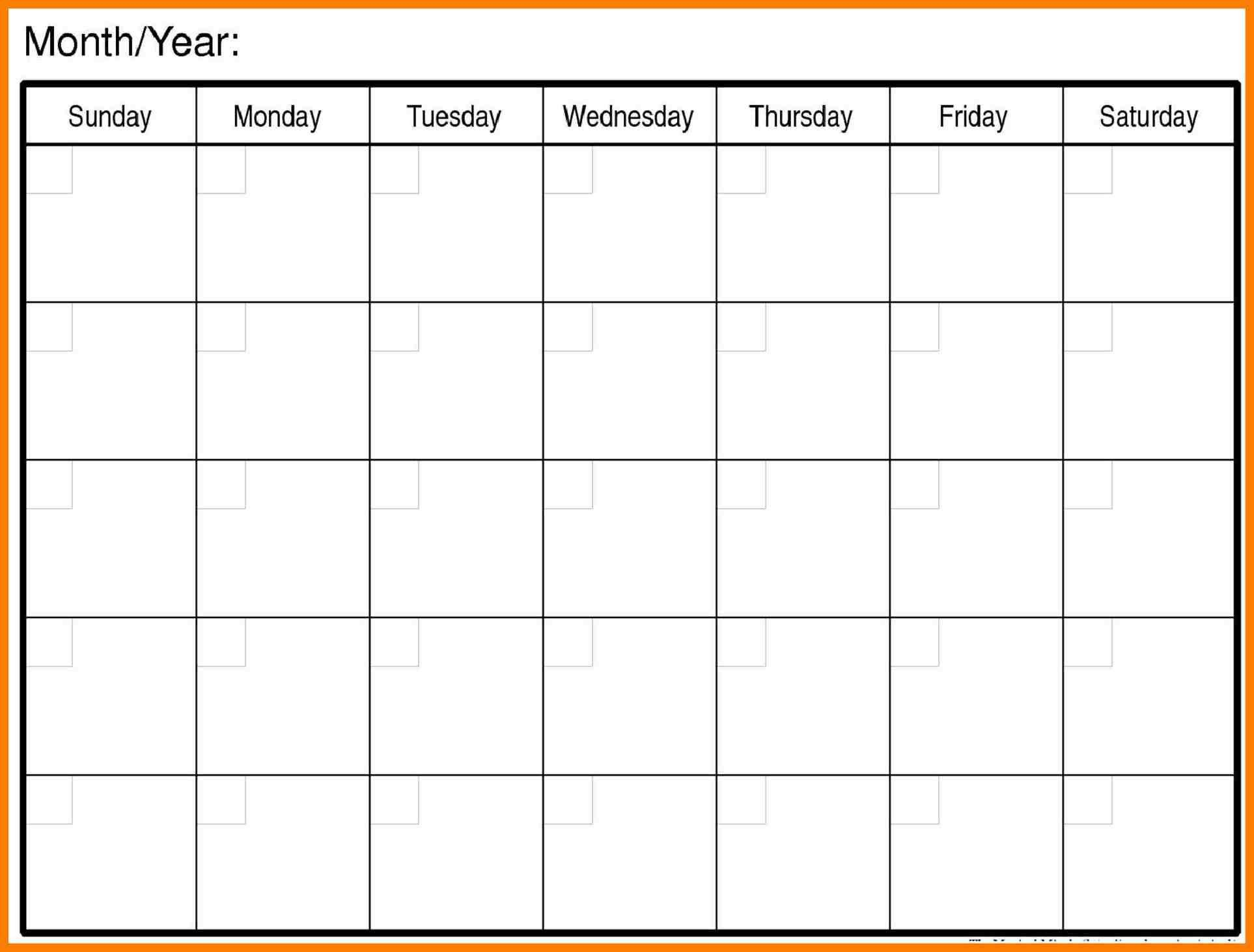Free Microsoft Word Blank Calendar Template 2022