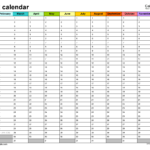 Blank Calendars Free Printable PDF Templates