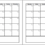 Blank Planner Pages For A Binder Planner Choosing Real Monthly