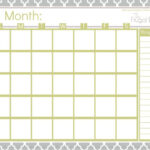 Blank Printable Calendar Monthly Calendar Printable Blank Calendar