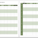 Blank Week Calender With Times Calendar Inspiration Design