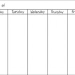 Blank Weekly Calendars Printable Weekly Calendar Template Weekly