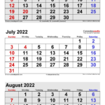 Calendar Of July And August 2022 November Calendar 2022