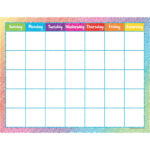 Colorful Scribble Calendar Chart TCR7525 Teacher Created Resources