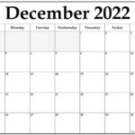 December 2022 Calendar Free Printable Calendar Templates