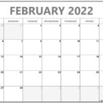 February 2022 Calendar Free Printable Calendar Templates