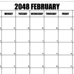 February 2048 Calendar Free Blank Printable Templates