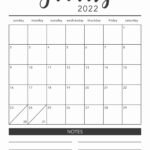 FREE 2022 Printable Calendar Template 2 Colors I Heart Naptime