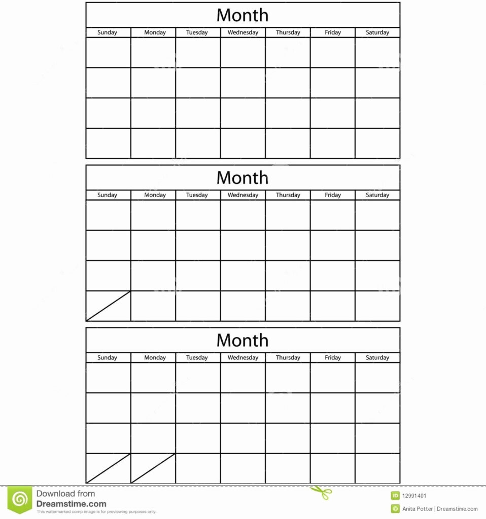 Free 3 Month Calendar Templates Calendar Inspiration Design