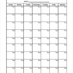 FREE 6 Printable Blank Calendar Templates In PDF MS Word