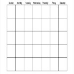 FREE 6 Sample Blank Printable Calendar Templates In MS Word PDF