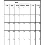 FREE 6 Sample Blank Printable Calendar Templates In MS Word PDF