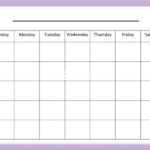 Free Blank Teacher Calendar Templates For Preschool Free Calendar