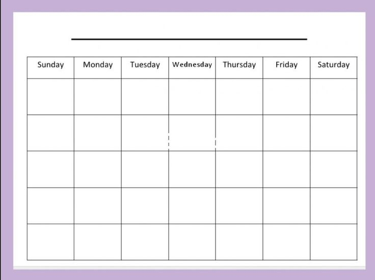 Free Blank Teacher Calendar Templates For Preschool Free Calendar 