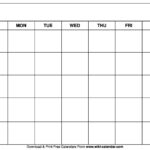 Free Fill In Blank Calendar Templates Get Your Calendar Printable