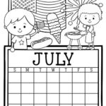 Free Monthly Calendar Write Color Kids Calendar Coloring Calendar