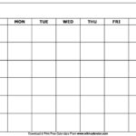 Free Printable Generic Calendar Calendar Printables Free Templates