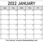 January 2022 Calendar Free Blank Printable Templates