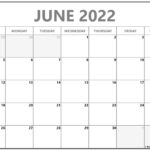 June 2022 Calendar Free Printable Calendar Templates