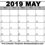 May 2019 Calendar Free Blank Printable Templates