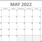 May 2022 Calendar Free Printable Calendar Templates