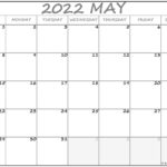 May 2022 Calendar Free Printable Calendar Templates