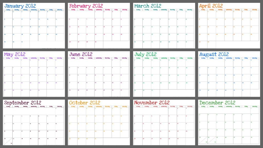 Monthly Calendar No Dates Printable Week Calendar