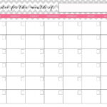 My Homekeeping Binder Kit Printable Planner Blank Calendar Template