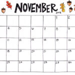 November Calendar Printable Print It Out At Azulhome Calendar