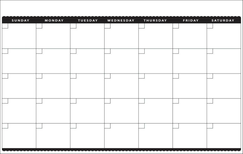 Pin On Blank Calendar Template