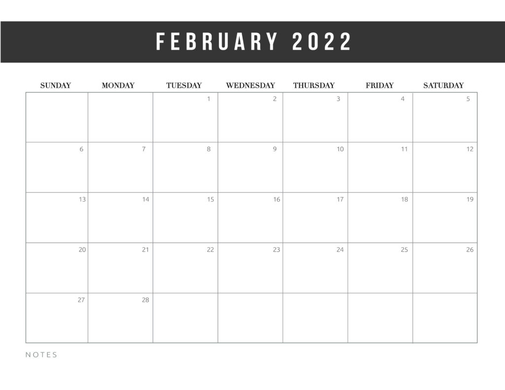 Print 2022 Printable Calendar One Page Printable 2022 Word Calendar 